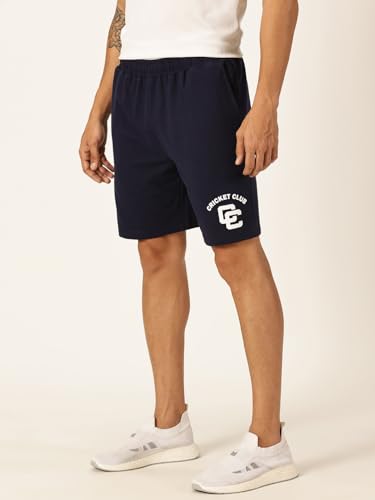 Image of Thomas Scott Men's | Solid | Chino Shorts | Regular Fit | Cotton Blend | Above Knee | Knitted Short