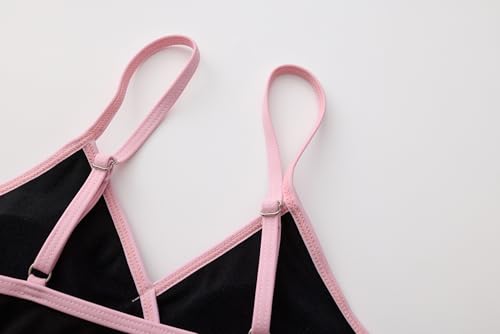 Image of Girls 3 Piece Bikini Bathing Suit Teen Girls Swimwear Sport Swimsuits with Shorts 9-16T