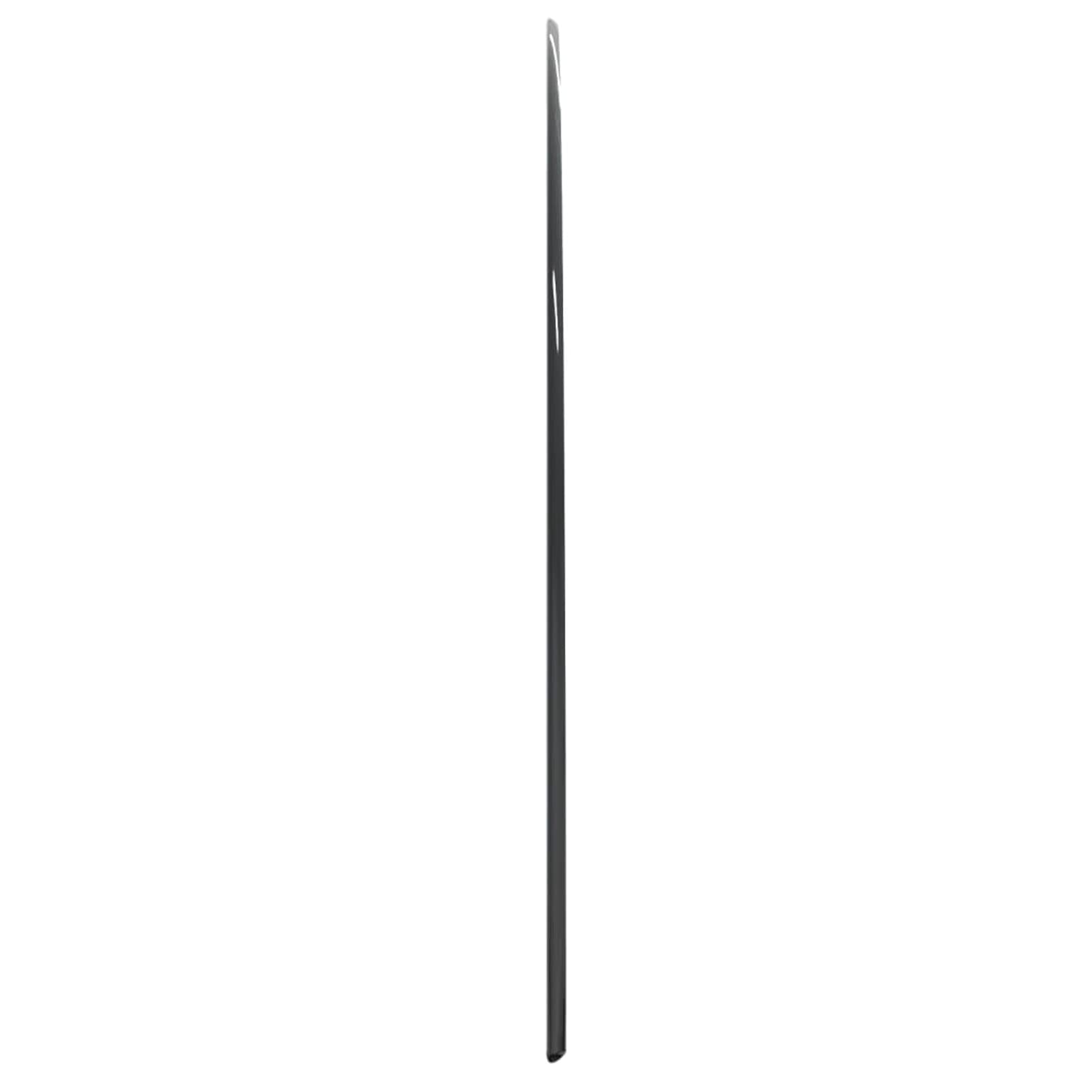 Placa de cristal para chimenea, semicircular, 1200 x 600 mm, protector de suelo para parquet y superficies laminadas, base de estufa resistente a altas temperaturas, cubierta de suelo de vidrio