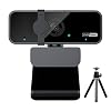 OITTIRA Webcam für PC, Full HD 1080P Webkamera mit Mikrofon, 105° Weitwinkel Webcam für Streaming und Video, Aufnahme, Kompatibel mit PC/Laptop Skype/Studio/Zoom/Facetime