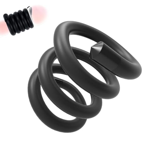Soft, high Stretch Invisible Workout Ring for Men Beginners and Experienced (UKF59) (Thin)