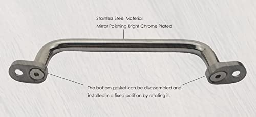 DAWONFA 2 Pack Cabinet Pulls Stainless Steel Drawer Handle Adjustable Fixed Handle with Bright Polishing,4-4/5'' Hole Center by DAWONFA - Used condition - Image 2