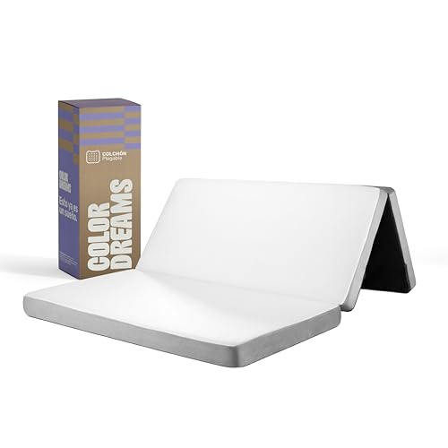 Reviews de Venta de colchones los 5 más buscados. 42 COLORDREAMS | Colchón Colchoneta Plegable Matrimonial - 190x135x9 cm - Bolsa Protectora y Funda Extraíble - Espuma de Alta Densidad - Seccionado, Portátil e Ideal para Cualquier...