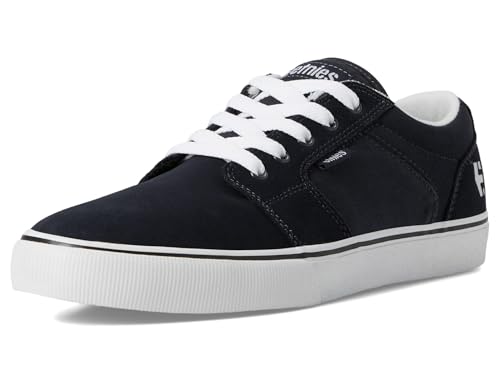 Image of Etnies Men's Barge Ls Navy /White /Blue 12