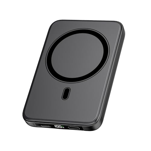 A ADDTOP Power Bank, 10000mAh Phone Powerbank, Externe Handyakkus Schnelles Aufladen USB C Input & Output, Kompatibel mit Phone Tablet