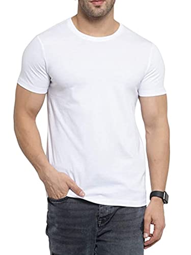 Image of OCR White Round Neck T -Shirt for Men