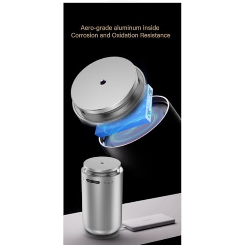 Image of STARQ Smart Car Aroma Diffuser Rechargeable Air Freshener Mist Dispenser with Auto On /Off, 3 Speed Modes & Stylish Interior Decor (S8)