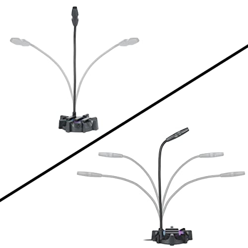 ENHANCE Gaming Microphone USB Plug In, Computer PC Gaming Accessories Condenser Mic with 360 Degree Gooseneck, RGB Lights - Image 3