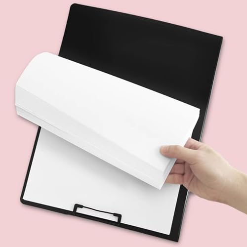 Bloc-notes multifonctionnel A3 pliable noir pour vos réunions - 3