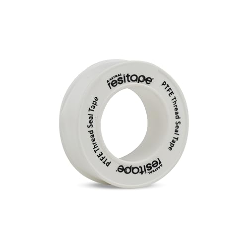 Image of RESITAPE Astral PTFE Tape, White | 4 mtr x 12 mm | Pack of 10 |High Performance Teflon Tape | Thread Sealing | Extreme Temperature & Chemical Resistance | Corrosion Resistant
