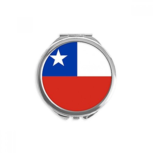 Miroir portable amérique du sud rond de poche maquillage à la main