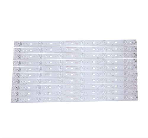 RCTGPGJAC Tira de retroiluminación LED de 6 lámparas Compatible for PPTV-50C2S K50J Retroiluminación LED 303SW500031 SW50D06A-ZC14CG-02 7765-650000-D000 6 lámparas
