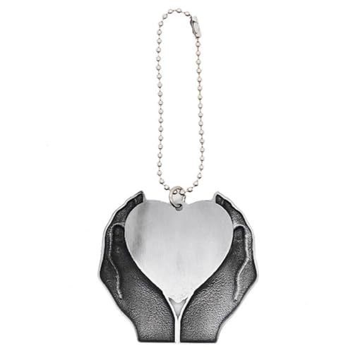 Unique Heart Shaped Car Interior Accessory Customizable Heart Shaped Car Charm Unique Auto Pendant for Car Hangings