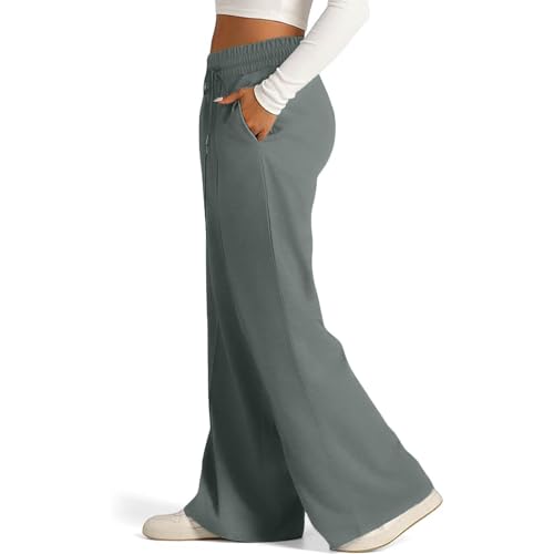 Wide Leg Sweatpants Women High Waisted Baggy Joggers Loose Fit Athletic Sweatpants Soft Lightweight Joggers 2025