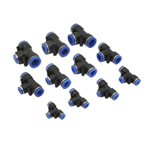 Raccord pneumatique en T haute résistance PEG pour circuits de précision - 2