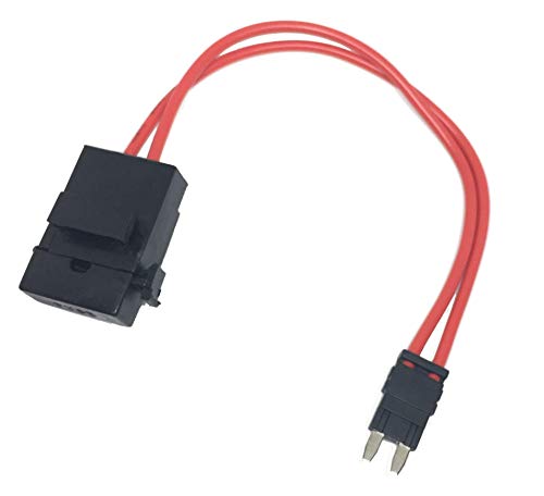 Specialized Ecu Repair Car Fuse Holder Connector - Mini Atm, 32V, 20 Amp, 16 Gauge, Red Wire Cable - Comfortably Tap And Test Automotive Circuits, Perfect For Hard To Reach Fusebox Panels - 11.5 Inch #TOP1