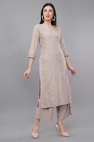 Image of SHRUTHI Women's Viscose (Rayon) Straight Printed Kurta Pure Simple Casual Kurta Ethinic wear