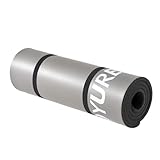 YUREN ヨガマット 厚め 12mm 高密度NBR素材トレーニングマット, ストレッチマット,エクササイズマット, キャリーストラップ付