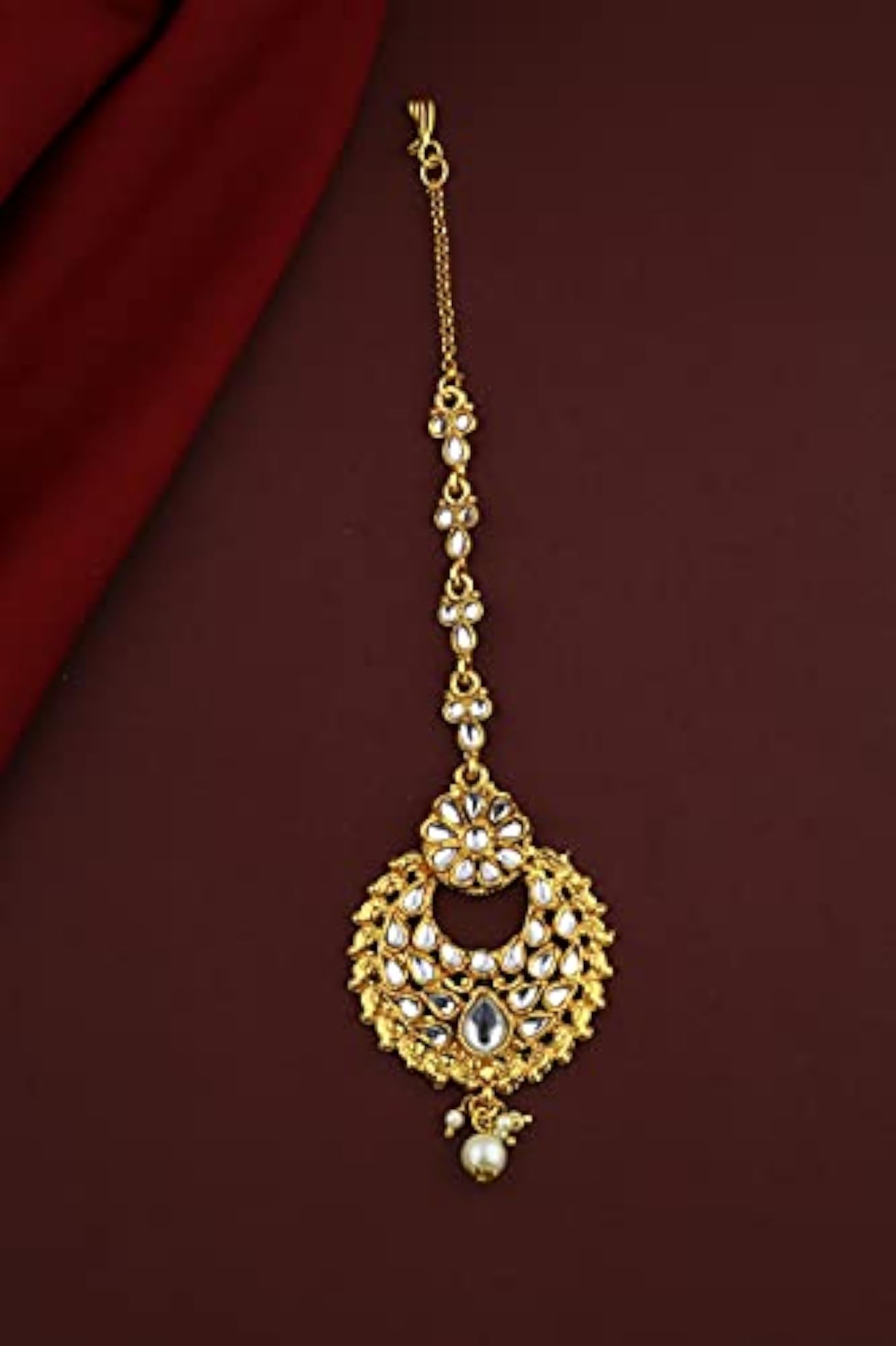 Traditional Matha Tikka for Women, Latest Temple Design