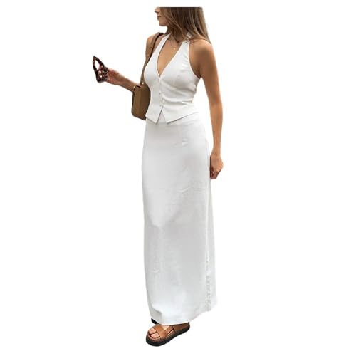 Ensemble jupe maxi anti-chaleur pour sublimer vos rendez-vous
