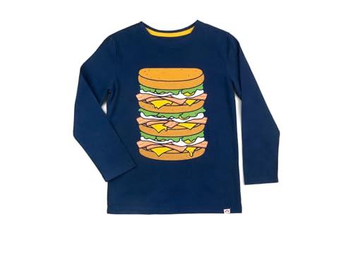 Appaman Boys' Graphic Long Sleeve Tee-Bacon, Eggs & Cheese (Toddler/Little Big Kid)
