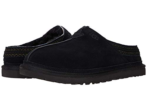 UGG Homme Neuman Chausson pantoufle chaude en cuir pour l'hiver