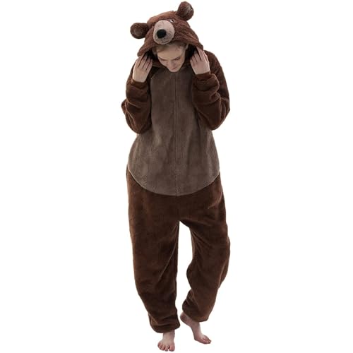 Combinaison pyjama ours adulte unisexe idée cadeau cocooning