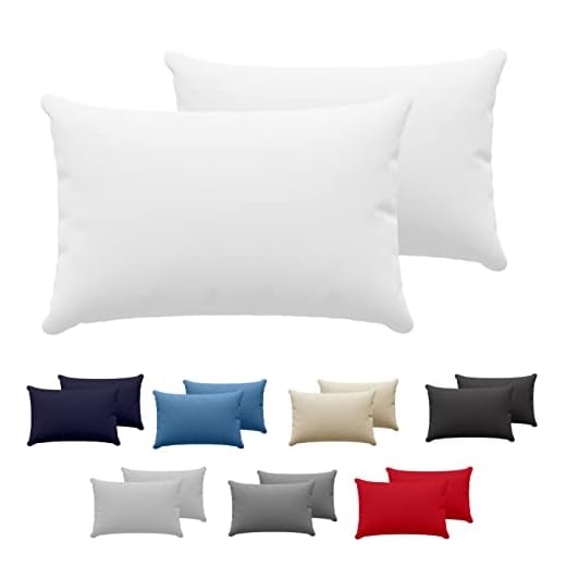 Taie Oreiller 40x60 cm (Lot de 2) Dreamzie - 100% Coton Jersey 150 GSM - Blanc - Taie d'oreiller 40 x 60 cm- Housse de Coussin Résistant et Hypoallergénique pour Oreiller