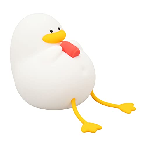 lámpara de noche silicona pato forma USB para niños miniatura 4