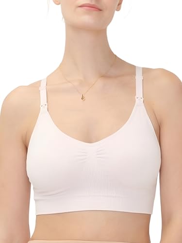 Image of HATCH The Essential Nursing & Pumping Bra, Wireless, Hands-Free Pull-Down Design for Breastfeeding, Light Support
