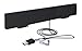 REMO BAS-5310-USB Compact Amplified Long Range Indoor HDTV Broadband TV Antenna for Flat TV
