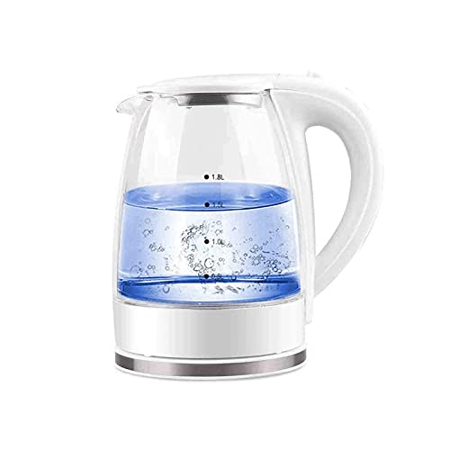 Tetera eléctrica de vidrio 1.8 L con apagado automático