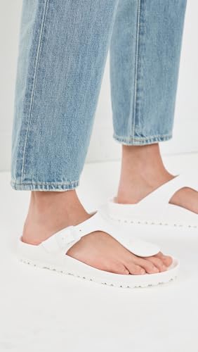 Image of Birkenstock Women's Gizeh EVA Sandals, White, 7-7.5 Medium US