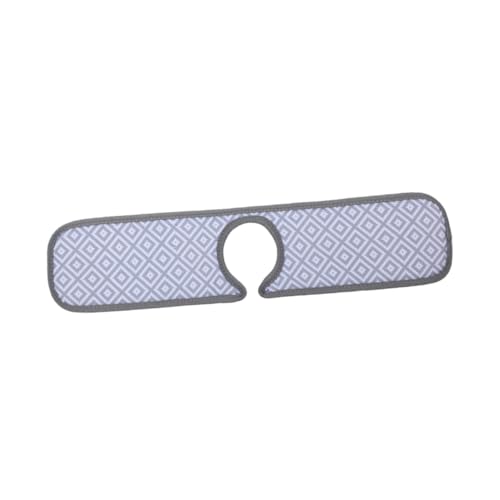 VOSAREA Splash Faucet Mat Absorbent Kitchen Sink Drying Pad for Draining Protecting Countertops Microfiber Design for Spill Management