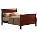 Acme Louis Philippe III Twin Bed, Cherry Finish