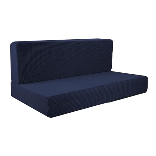 Housses de canapés élastiques et souples anti-taches bleu - 6