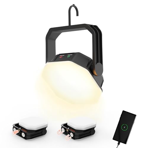 4000LM Rechargeable Hanging Camping Lantern with Magnet and...