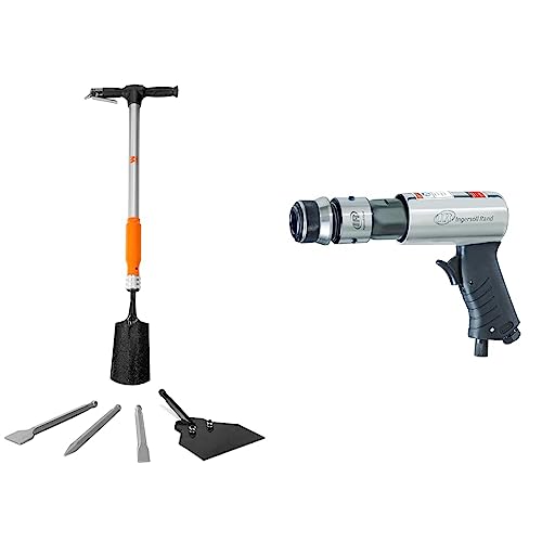 WEN 5-in-1 Pneumatic Multi-Tool Bundle with Ingersoll Rand Air Hammer & Chisel Set