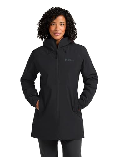 Jack Wolfskin Damen Heidelstein Ins Jkt W Coat, Schwarz, XL EU