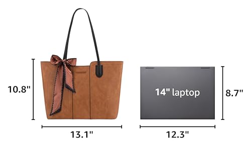 Montana West Medium Tote Brown