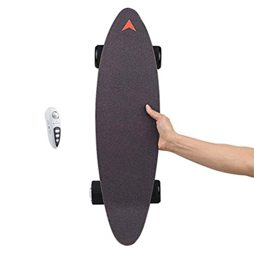 LXJ-LD Mini Crucero De Skate Eléctrico con IP65 A Prueba De Agua, Motor Sin Escobillas De 300 W, Velocidad Máxima De 24 KM/H, Carga Rápida, Control Remoto Inalámbrico 2.4G