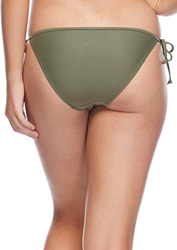 Body Glove Women's Standard Smoothies Tie Side Solid Fuller Coverage Bikini Bottom Swimsuit3
