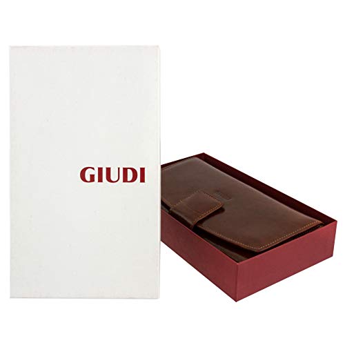Giudi Deluxe Genuine Leather Women's Wallet – Made in Italy – Extra Capacity Ladies Purse – Beautiful and Comfortable Card Holder Organizer – Good Gift for Women - Image 3