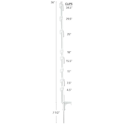 Strainrite Multiwire Step-in Plastic Electric Fence Posts, 36" - 5 Pack