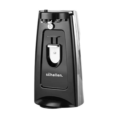 Schallen Electric Can Opener with Bottle Opener and Knife Sharpener