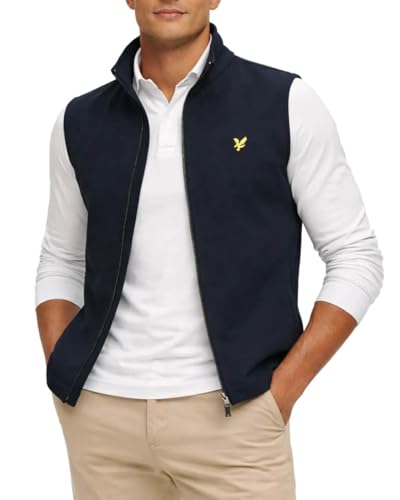 Chaleco de malla Softshell Lyle & Scott con cuello embudo transpirable para entretiempo