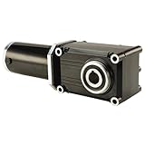 Bison Gear & Engineering - 021-720D0150 - Bison DC Gearmotor: Right Angle, 90V DC, TENV, 12 RPM, 277 in-lb Max Torque,