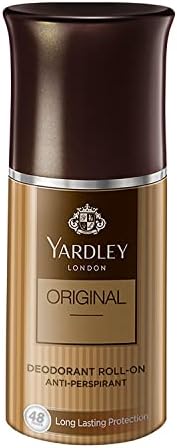 Yardley London Original Deodorant Roll-On| 48-Hours Long Lasting Scent| Men s Body Deodorant| Roll-On for For Men| Masculine Fragrance| 50ml