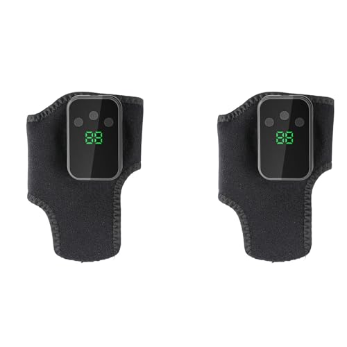 2 Stück Fußmassagegerät 3-in-1 Fußmassagegerät Testsieger Foot Massager Elektrisch mit Kompression & 3 Vibration Modi 5 Wärmestufen Schnurlos Tragbar Massagers für Neuropathie & Durchblutung -Grau