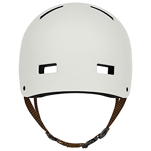 Image of Retrospec CM-1 Bicycle / Skateboard Helmet for Adult CPSC Certified Commuter, Bike, Skate , Matte Eggshell, 51-55 cm / Small